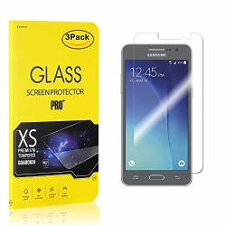The Grafu Galaxy Grand Prime Tempered Glass Screen Protector High Transparency Screen Protector For Samsung Galaxy Grand Prime Bubble Free Easy Installation 3 Pack