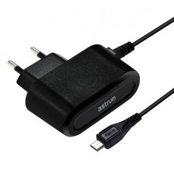 Astrum Micro USB Home Charger 2A With 1.5 Meter Cable - Black