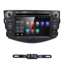 Android 8.1 Touch Screen Car Stereo Toyota RAV4 2006 2007 2008 2009 2010 2011 2012-7" Inch Double Din In Dash DVD Player Radio Video Multimedia Bluetooth Wifi Mirrorlink Gps Navi Backup Cam