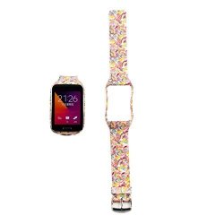 Tonsee Fashion Replacement Watch Wrist Strap Wristband For Samsung Galaxy Gear S R750 Pink
