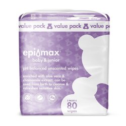 Epimax B&j Sensitive Wipes 3PK