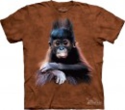 T Shirt Orangutang Baby Kids Medium 6--8 Years