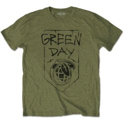 Green Day - Organic Grenade Unisex T-Shirt - Green Small