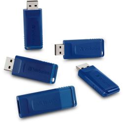 Verbatim 8GB USB Flash Drive Blue 5-PACK