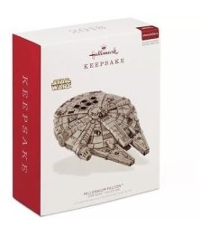 2018 Hallmark Keepsake Ornament Star Wars Millennium Falcon