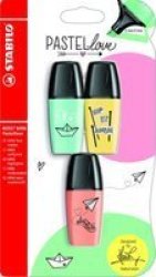 Boss MINI Pastel Love Highlighters - Assorted 3 Pack