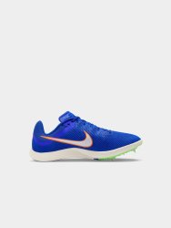 Nike Mens Zoom Rival Distance Blue white Sprinter Shoes