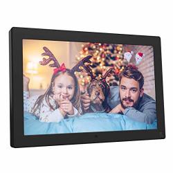 Bsimb 10.1 Inch Digital Photo Frame Digital Picture Frame 1280X800 Built-in 8GB Memory Ips Screen Electronic Photo Frame With Motion Sensor auto Rotate music&video Playback remote Control