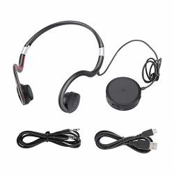 Qinlorgo Hearing Aid New BN-802 5V500MAH Bone Conduction Hearing Aid Charging Bone Conduction Headphones Hearing Aid Black