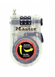Master Lock 4605D 2 Pack 36IN. X 3 32IN. Braided Steel Retractable Cable Combination Lock