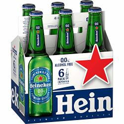 Heineken:zero Non Alcohol Premium Lager Beer Taste Beverage 33CL 11OZ Pack Of 6