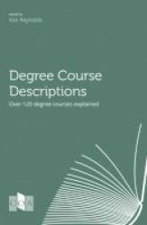 Degree Course Descriptions Paperback