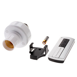 E27 360-degree Wireless Remote Control Led Bulbs Lamp Holder - White 110-220v ..