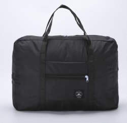 Foldable Travel Duffel Bag Black