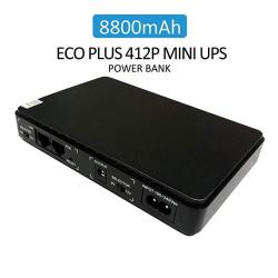 MINI Ups Uninterruptable Power Supply System With Poe Current Transfer Function Ac 100V 240V Input 8800MAH Dc Power Bank With LED Indicator For Webca