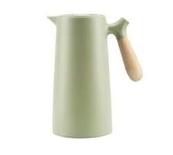 1L Vacuum Jug With Push Button Pourage - Green