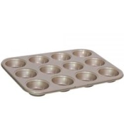 Gold Muffin Pan 12 Cup