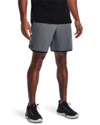 Men's Ua Hiit Woven 8INCH Shorts - Pitch Gray LG