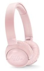 JBL Tune 600 Bluetooth Noise Cancelling Wireless On-ear Headphones Pink