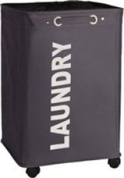 - Quadro Laundry Basket - Grey 79L