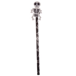 Kids Skeleton Design Pencil And Eraser - Sta45