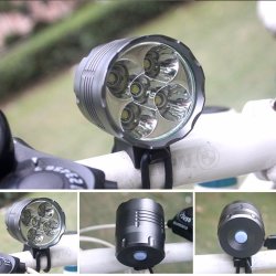 Two In One LED Bicycle Light Headlamp Plus Battery Pack And Charger New Stock Very Low Price