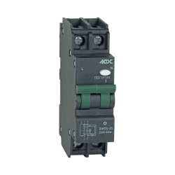 Earth Leakage Relay 2 Pole 13MM 40A Overload Protected