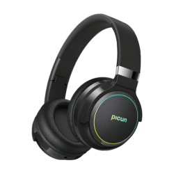 - B2 - Foldable Over Ear Wireless Headphone With Rgb Lighting - Black