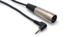 Hosa XVM-115M Right-angle 3.5 Mm Trs To XLR3M Microphone Cable 15 Feet