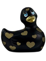 I Rub My Duckie Romance Black & Gold Bath Or Shower Vibrator