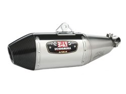 Yoshimura - Rs-4 Stainless Steel Slip-on With Carbon Fibre End Cap For Kawasaki Zx6r 13-16