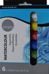 Daler-rowney Simply Watercolour - 6 X 12ML Set