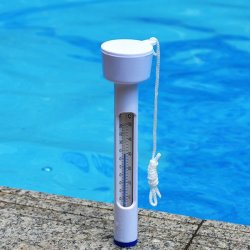 Swimming Pool Sauna Baby Pool Floating Thermometer 0-50 Cylindrical Double Protection