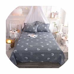 Colorful Twin Flat Sheets King Size Pretty Geometric Plaid Bed Sheets Queen Size Bed Lines Multicolor Grids Bedsheet -mlf-cd-tianxinbaobe 160X230CM Sheet 1PC