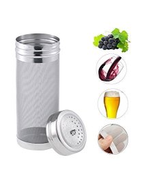 Beer Dry Hopper Filter 300 Micron Mesh Stainless Steel Hop Strainer Cartridge Homebrew Hops Beer & Tea Kettle Brew Filter By Fashionclubs 18CM X 7CM