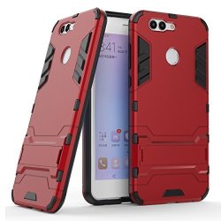 Huawei P10 Selfie Case Huawei P10 Selfie Hybrid Case Dual Layer Shockproof Hybrid Rugged Case Hard Shell Cover With Kickstand For 5.5" Huawei P10 Selfie