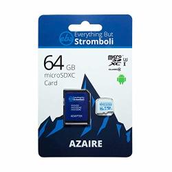 Everything But Stromboli 64GB Azaire Microsd Memory Card Bundle Works With Samsung Galaxy Phones S Series S10 S10+ S10E S9 S9 S8 S7 Speed