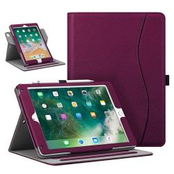 Fintie Case For Ipad 9.7" 2018 2017 Ipad Air 2 Ipad Air - Corner Protection 360 Degree Rotating Smart Stand Cover With Pocket Pencil