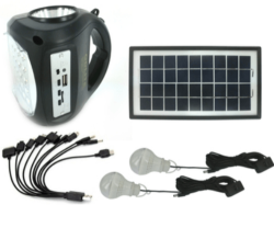 Gd Lite Solar Lighting System 8009 Rechargeable Fm Radio With Usb Mp3 Player