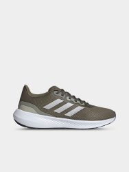 Adidas Mens Runfalcon 3.0 Olive grey Running Shoes