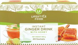 LIFESTYLE FOOD Tea 20'S Ginger & Honey