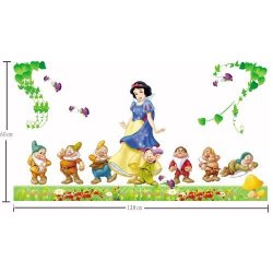 1 X Gadfly-large Snow White And The Seven Dwarfs Peel & Stick Nursery baby Wall Sticker Decal