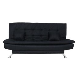 Torres Sleeper Couch - Fabric Re - Black