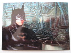 Batcave 1 Of 10 - 1995 Batman Forever Embossed Animaction Collector Card
