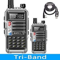 Radio 2 Pack QUANBIAO UV-5R Tri-Power 8/4/1W Two Way Radio Dual Band High Power Walkie Talkie Free Cable Radio 2 Pack QUANBIAO UV-5R Tri-Power 8/4/1W Two Way Radio Dual Band High Power Walkie Talkie Free Cable