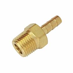 Metalwork 1 8" Barb To 1 8" Male Npt Adapter Brass Hose Barbed Connector Fitting 2PCS