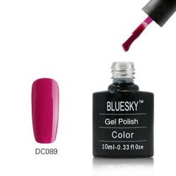 DC089 Bluesky Salon Nail Polish Uv Gel Glaze Neon Berry Magenta Pink 10ML