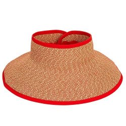 San Diego Hat Company UBV002 Sun Hat Visor Multi Red One Size