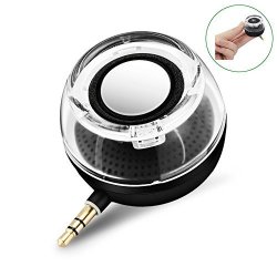 CestMall F10 Portable Compact MINI Speaker Four Times Of The Normal Volume 3.5MM Audio Input For Iphone Android Tablet Nevigation Psp MP3 MP4 Black