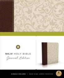 Nkjv Holy Bible Journal Edition Rich Brown Leather Fine Binding